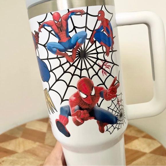 Disney MARVEL Spider men 40 oz Tumbler 40oz Water bottle Mug with straw Birthday - Picture 6 of 8